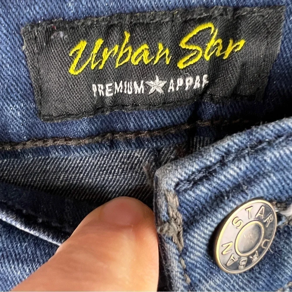 URBAN STAR JEANS. Quality weight denim in dark wash. Excellent Used Condition
